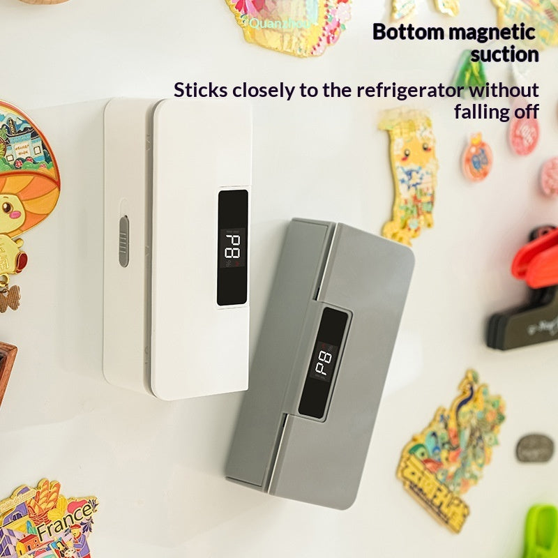 Mini Selladora Térmica Portátil Recargable con Pantalla Digital